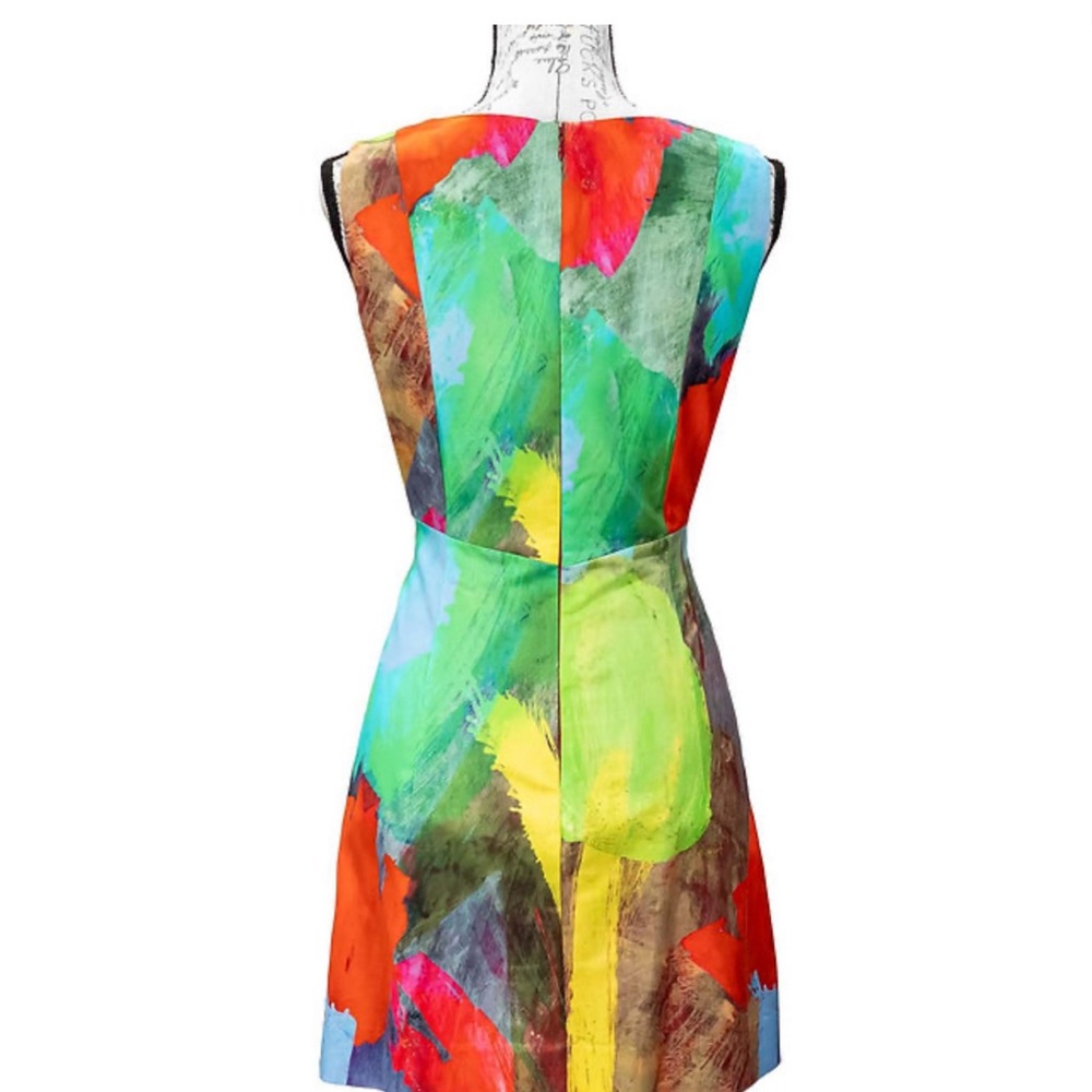 Milly Tulip Print Mini Sheath Dress